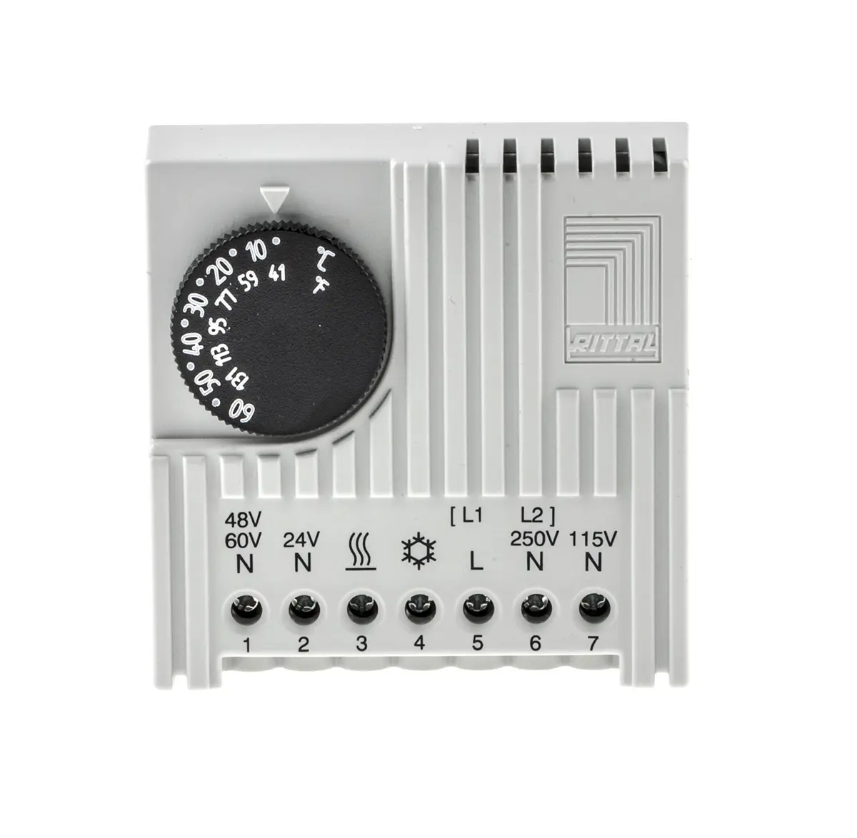 Produktfoto 1 von Rittal SK 3110.000 Schaltschrank-Thermostat 10 A Wechsler, 55 °C, 5 °C 230 V ac, 24 V dc