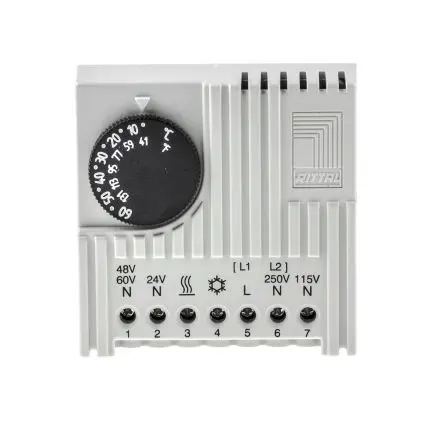 Produktfoto 1 von Rittal SK 3110.000 Schaltschrank-Thermostat 10 A Wechsler, 55 °C, 5 °C 230 V ac, 24V dc