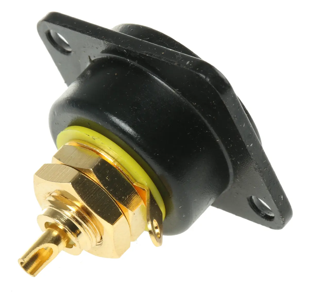 Produktfoto 1 von Neutrik Gerade Schwarz Cinchbuchsen, Gold über Nickel, 50 V ac, Panel 16A