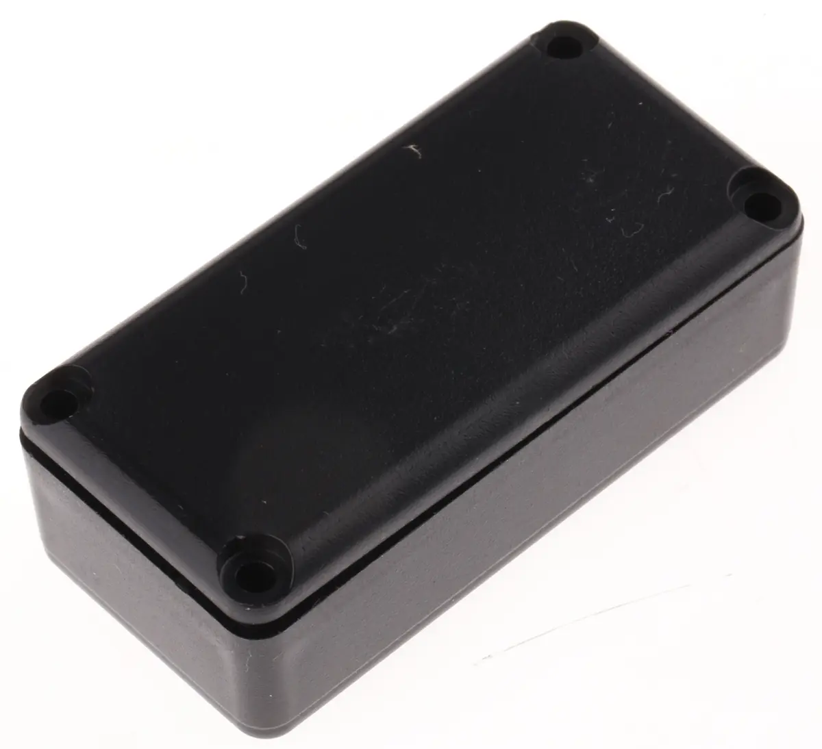 Produktfoto 1 von CAMDENBOSS ABS Vergussmassenbox Deckel, Schwarz, 49 mm 16 mm, 24 mm, Wandstärke 1.8 mm, IP30, IP40, -10 °C min., 60 °C
