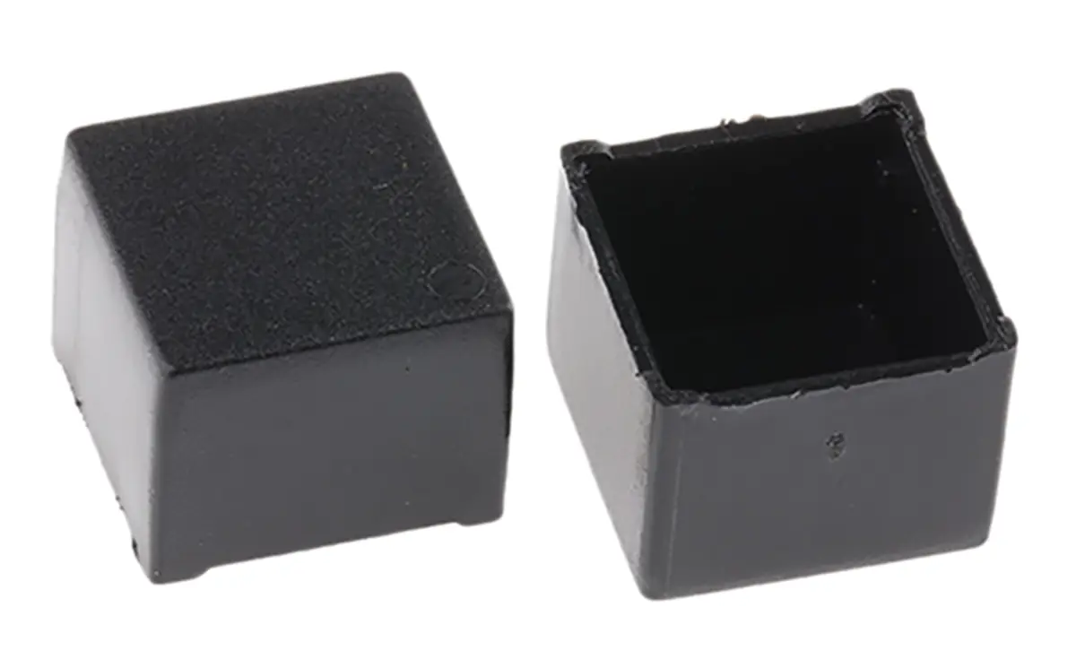 Produktfoto 1 von CAMDENBOSS ABS Vergussmassenbox Deckel, Schwarz, 11 mm 9 mm, 11 mm, Wandstärke 0.5 mm, IP30, IP40, -20 °C min., 94 °C