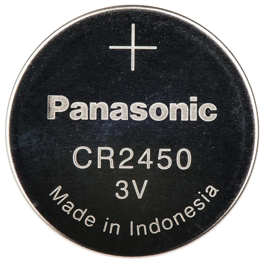 Produktfoto 1 von Panasonic, LiMnO2 Knopfzelle Ø 24.5 mm, 3 V / 620 mAh