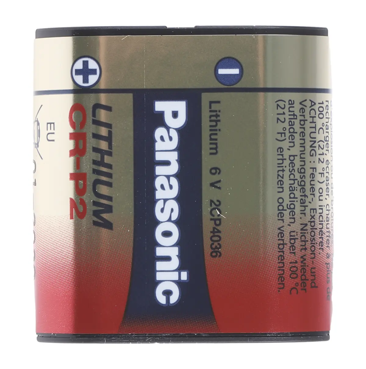 Produktfoto 1 von Panasonic Kamera-Batterie, 6 V / 1.4 Ah LiMnO2