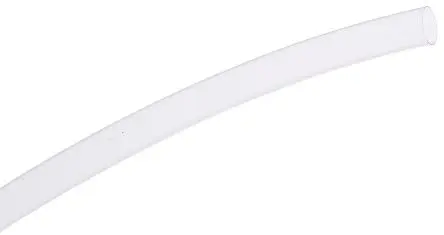 Produktfoto 1 von RS PRO Wärmeschrumpfschlauch, Fluorpolymer Klar, Ø 6.4 mm Schrumpfrate 2:1, Länge 300mm