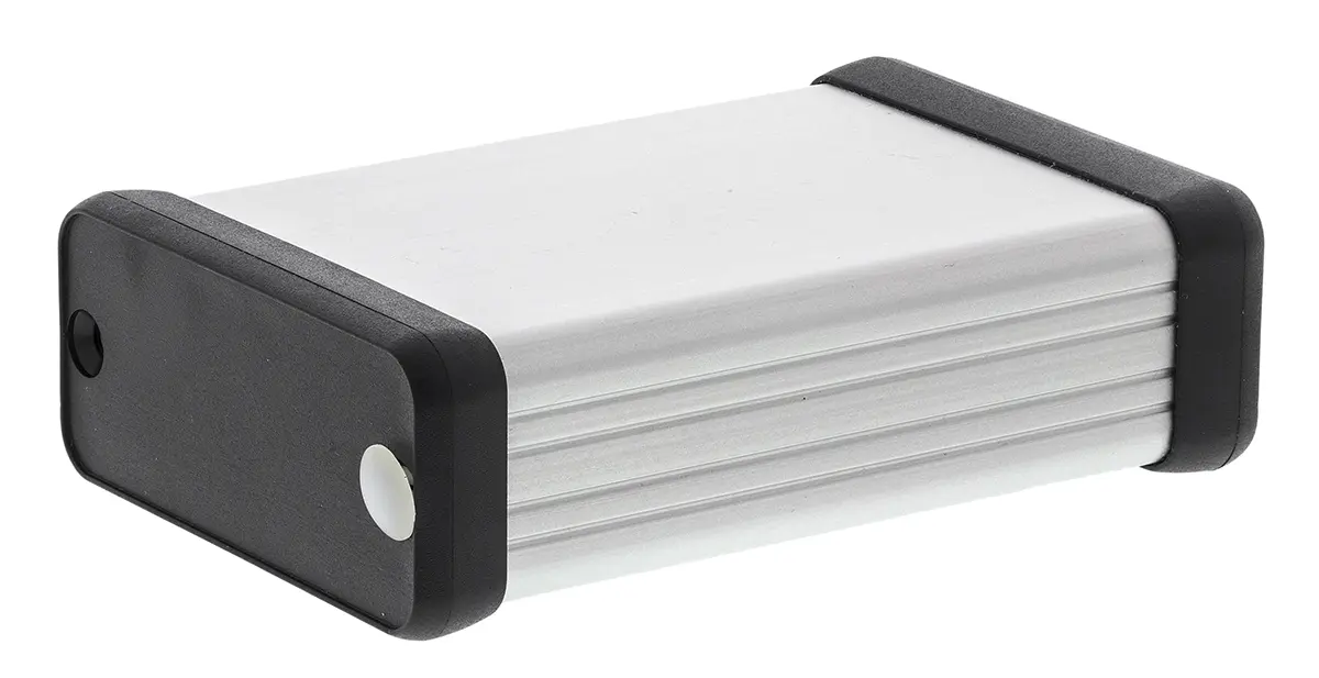 Produktfoto 1 von Hammond 1455; Gehäuse; Aluminium; Klar IP54 Breite 54 mm Höhe 23 mm Länge 80 mm