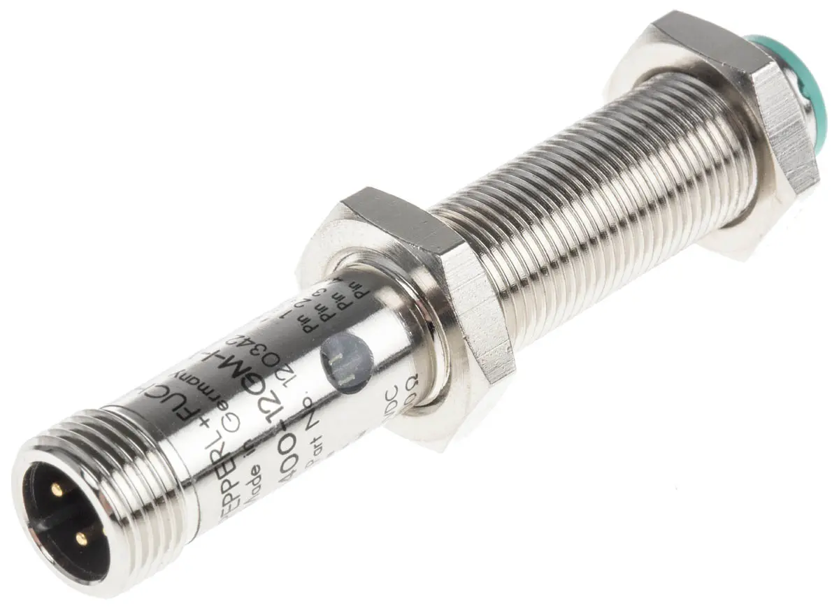 Produktfoto 1 von Pepperl + Fuchs M12 Näherungssensor Ultraschall, Gewinderohr 400 mm 4-20 mA 10 → 30 Vdc / 20 mA, IP67
