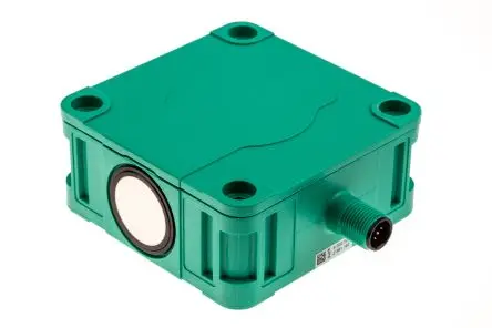 Produktfoto 1 von Pepperl + Fuchs M12 Ultraschall-Näherungssensor, Kubisch 2000 mm / 20mA 4 bis 20 mA, IP54 30 V dc