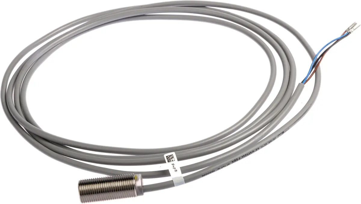 Produktfoto 1 von Pepperl + Fuchs M12 Induktiver Näherungssensor, Gewinderohr PnP / 200mA 100 mm, IP68 36 V dc