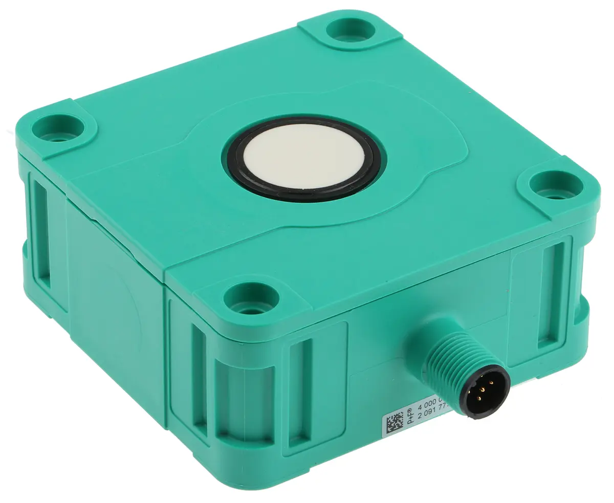 Produktfoto 1 von Pepperl + Fuchs M12 Ultraschall-Näherungssensor, Kubisch 2000 mm / 20mA 4 bis 20 mA, IP54 30 V dc