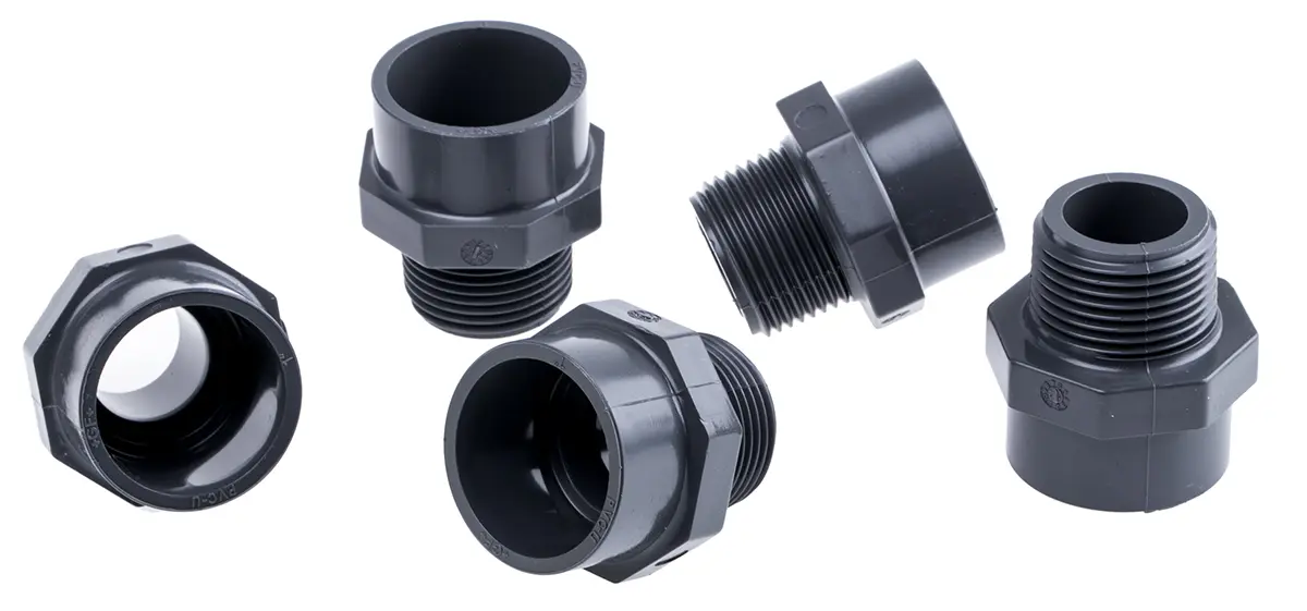 Produktfoto 1 von Georg Fischer PVC-Kupplung Mit Gewinde Polyvinylchlorid (unplastifiziert) Gerade 1 in