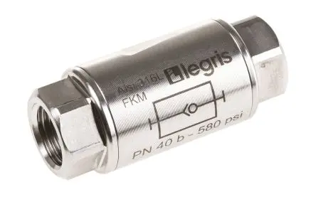 Produktfoto 1 von Legris G 1/4 G 1/4 Edelstahl 316L Rückschlagventil