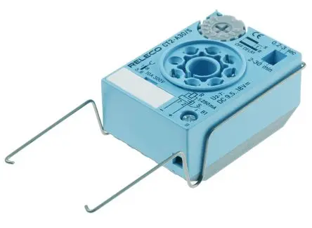 Produktfoto 1 von Releco CT2-A Zeitrelais 9.5 to 18 V dc 230V ac, 0.2 to 30 s, 0.2 to 30 min, 11 Kont. 1, 3 CO