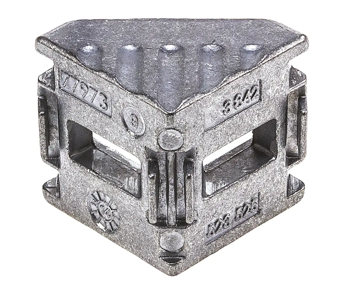 Produktfoto 1 von Bosch Rexroth Verbindungskomponente, Winkel-Halterung, Steckverbinderhalterung und Gelenk für 10 mm, M8, L. 20 mm