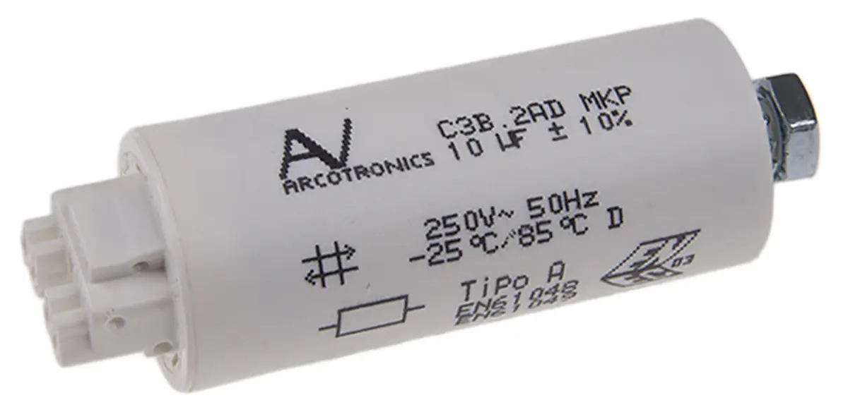 Produktfoto 1 von KEMET C3B Folienkondensator 275V ac 10 μF ±10 %, Kabel