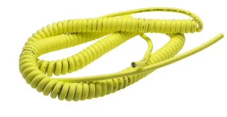 Lapp ÖLFLEX Netzkabel, 2-adrig Gelb, 3500 mm, Thermoplastisches Elastomer 50 °C