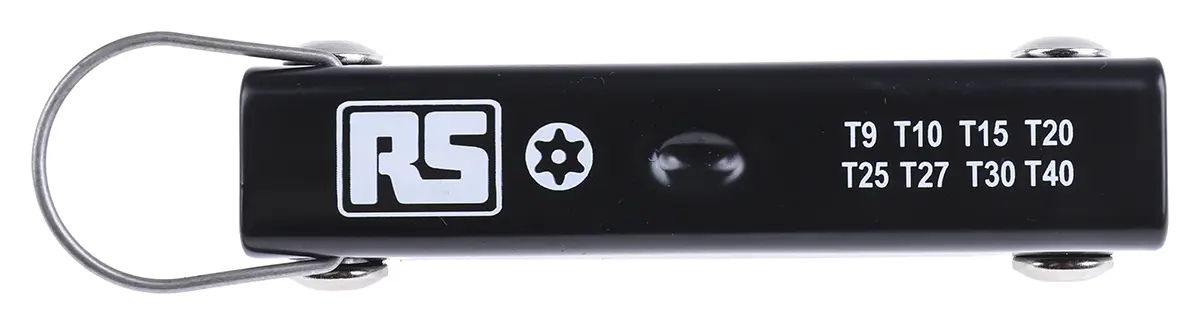 Produktfoto 1 von RS PRO TORX®-Schlüsselsatz, CrV-Stahl 8, T9 → T40