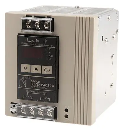 Produktfoto 1 von Omron S8VS DIN-Schienen Netzteil Geschalteter Modus 264V ac AC / 10 A 24V dc DC 240 W