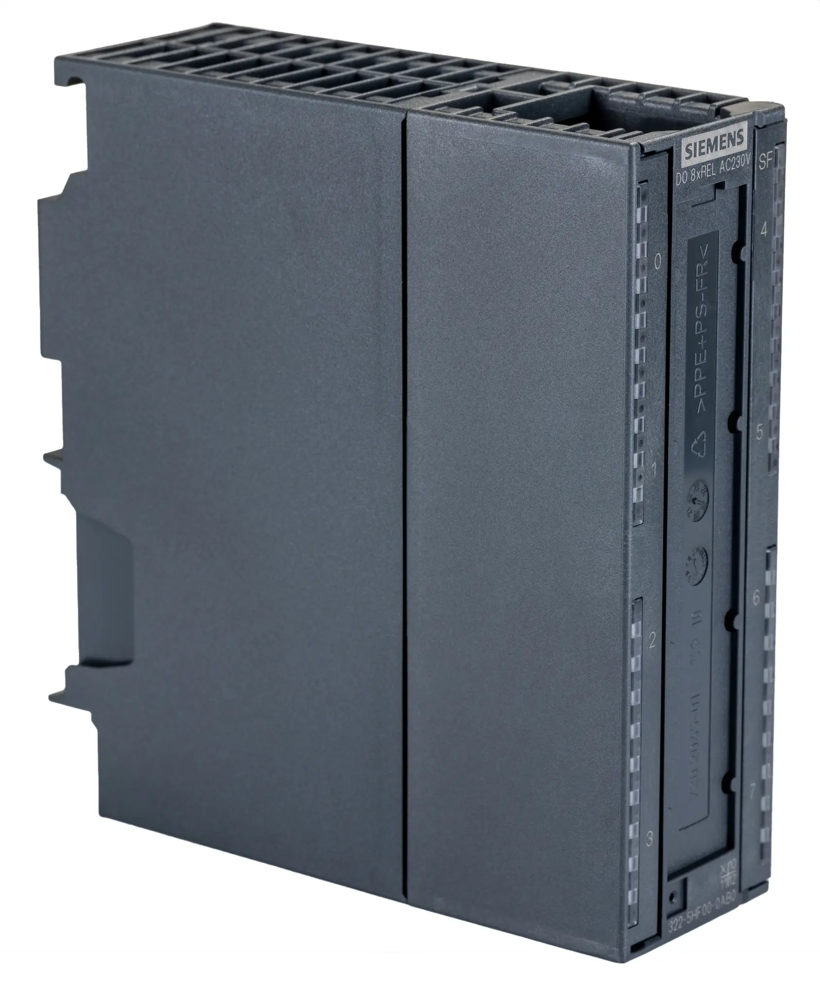 Produktfoto 1 von Siemens SIMATIC S7-300 Series SPS-E/A Modul für Serie S7-300 / 8 x  Digital Ausgang 5 A 600 (Unshielded) m, 1000