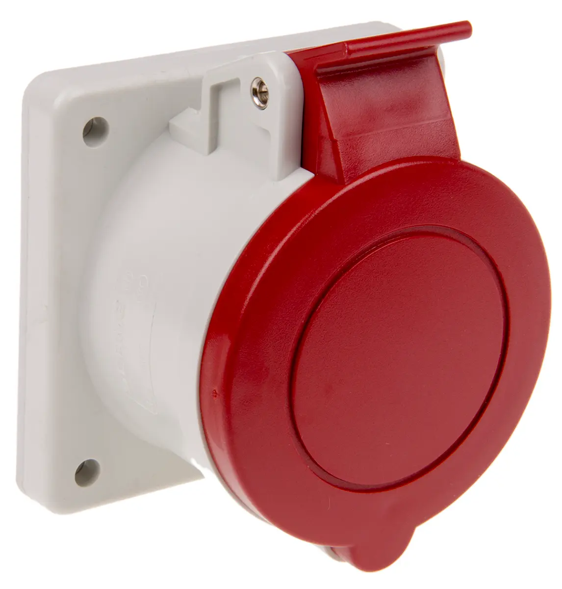 Produktfoto 1 von Scame Optima Leistungssteckverbinder Rot, 415V 3P+N+PE / 16A, Panel IP44