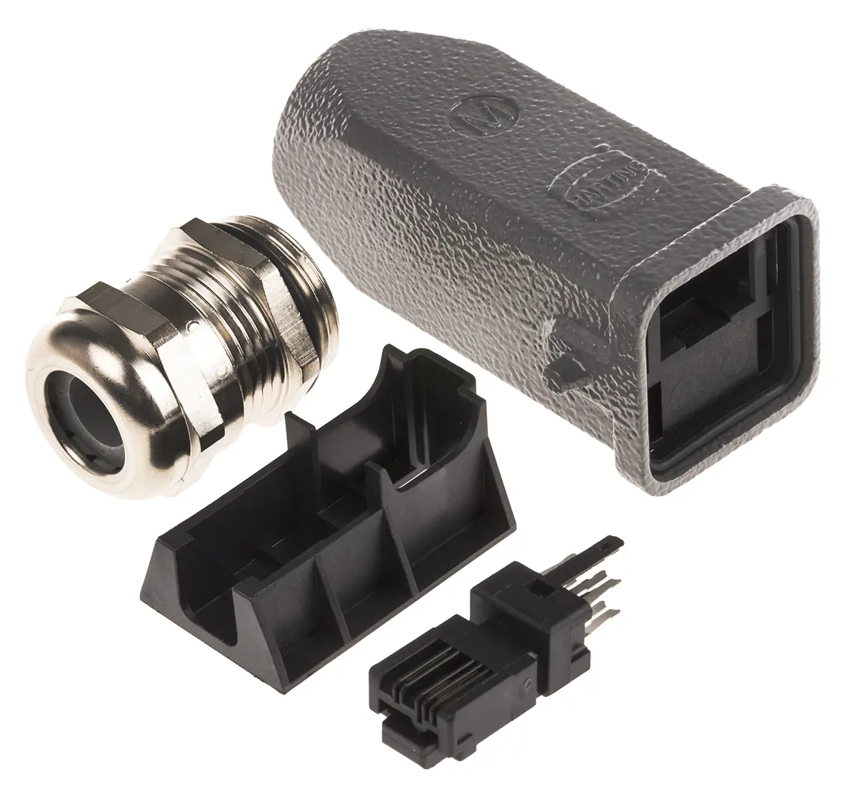 Produktfoto 1 von HARTING 9451 Buchse Cat.5 RJ45-Steckverbinder, 1-Port 4-polig Abgeschirmt Kabel Gerade