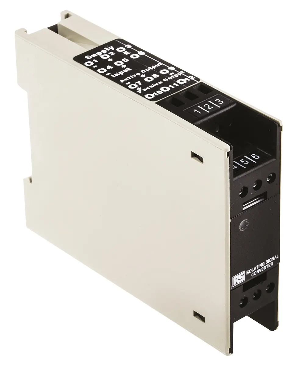 Produktfoto 1 von RS PRO Serie 3RS7002 Signalwandler 24 V dc, Spannung 0/10 V dc EIN / Spannung 0/10 V dc AUS DIN-Hutschiene