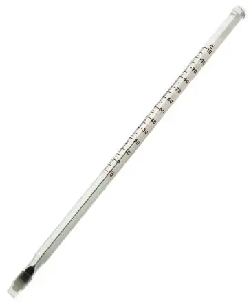 Produktfoto 1 von Brannan Glasthermometer, Spiritus grün, 110 °C, Typ Eintauchen