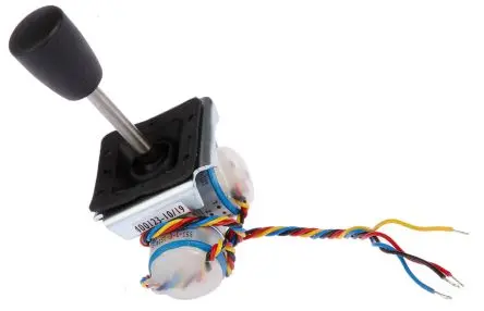Produktfoto 1 von APEM 4000 Potenziometer-Joystick, 2-Achsen Potenziometrisch Dual, IP65 Griff Typ Konisch