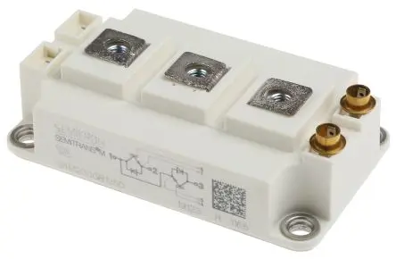 Produktfoto 1 von Semikron Danfoss IGBT-Modul / 200 A, 1200 V, 3-Pin SEMITRANS Typ N-Kanal Panel