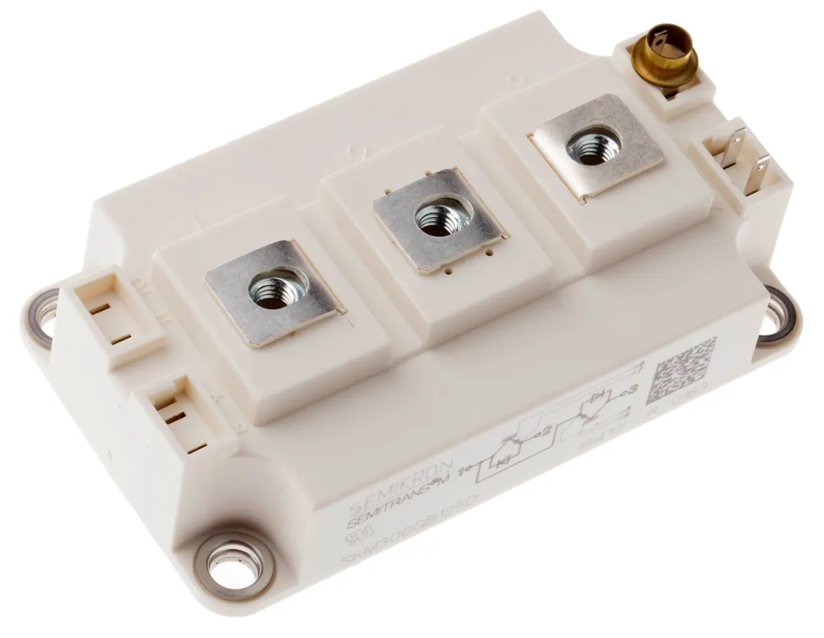 Produktfoto 1 von Semikron Danfoss IGBT-Modul / 300 A ±20V max., 1200 V, 7-Pin SEMITRANS3 N-Kanal