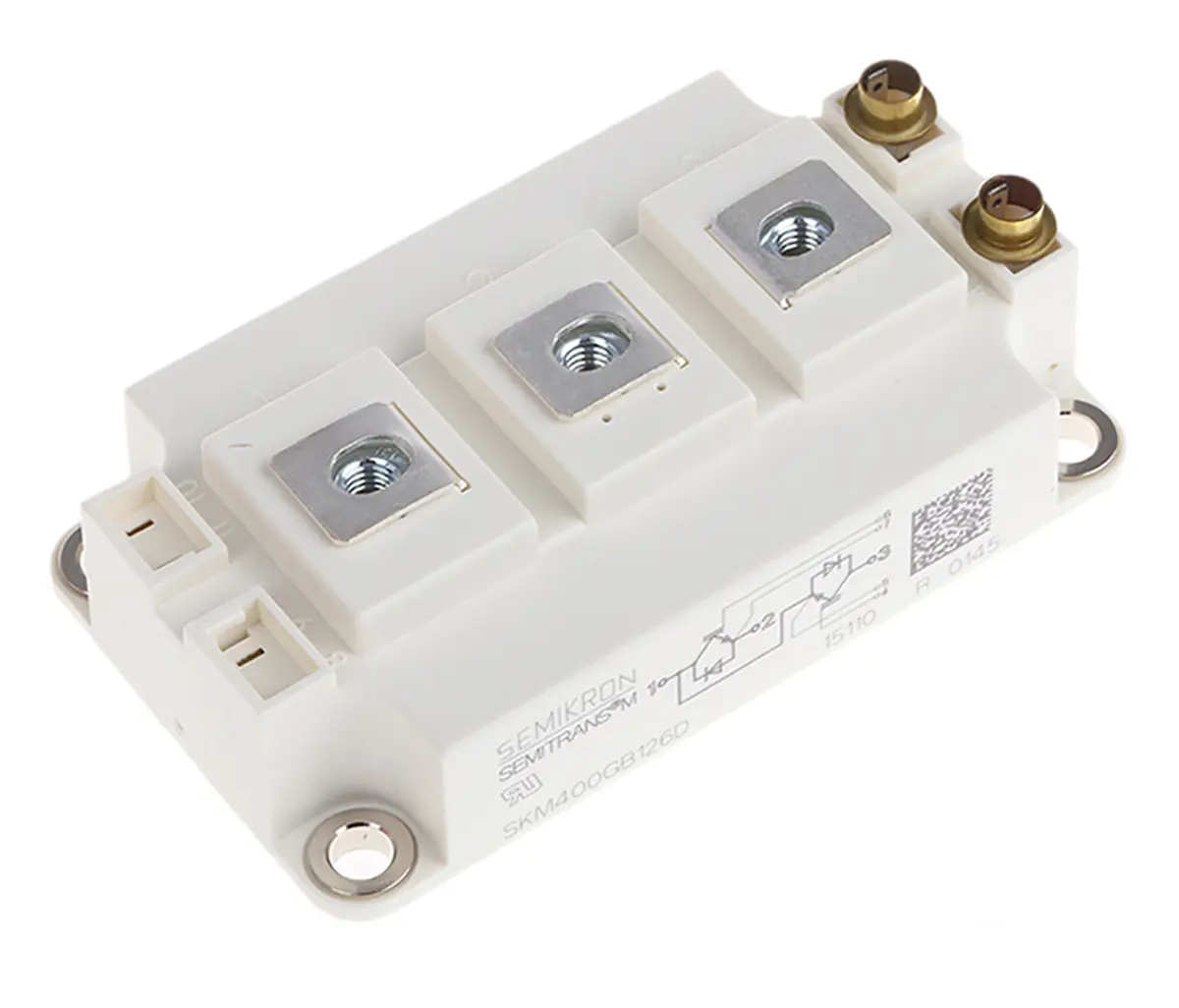 Produktfoto 1 von Semikron Danfoss IGBT-Modul / 470 A ±20V max., 1200 V, 7-Pin SEMITRANS3 N-Kanal