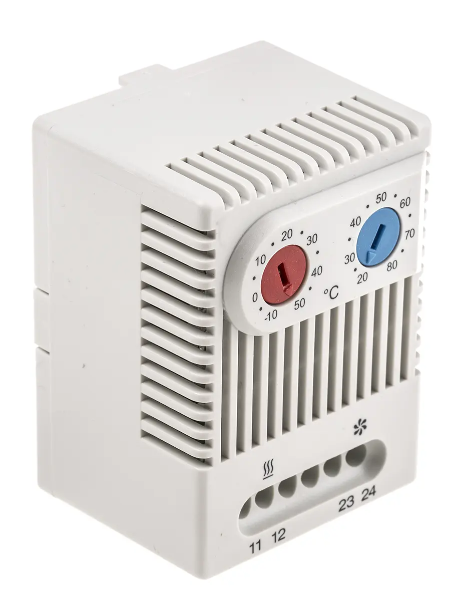 Produktfoto 1 von STEGO Schaltschrank-Thermostat Öffner/Schließer, 80 °C, -10 °C 120/250 V ac
