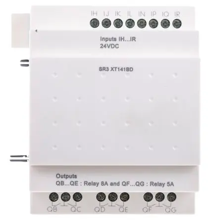 Produktfoto 1 von Schneider Electric Zelio Logic E/A-Modul, 8 Eing. Relais Ausg.Typ Diskret Eing.Typ