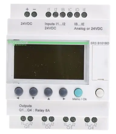 Produktfoto 1 von Schneider Electric Zelio Logic Logikmodul, 6 Eing. Relais Ausg.Typ Analog Eing.Typ