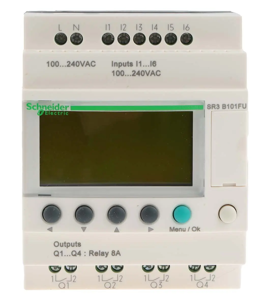 Produktfoto 1 von Schneider Electric Zelio Logic Smart Logikmodul 100 → 240 Vac 6 x EIN Relais AUS Diskret