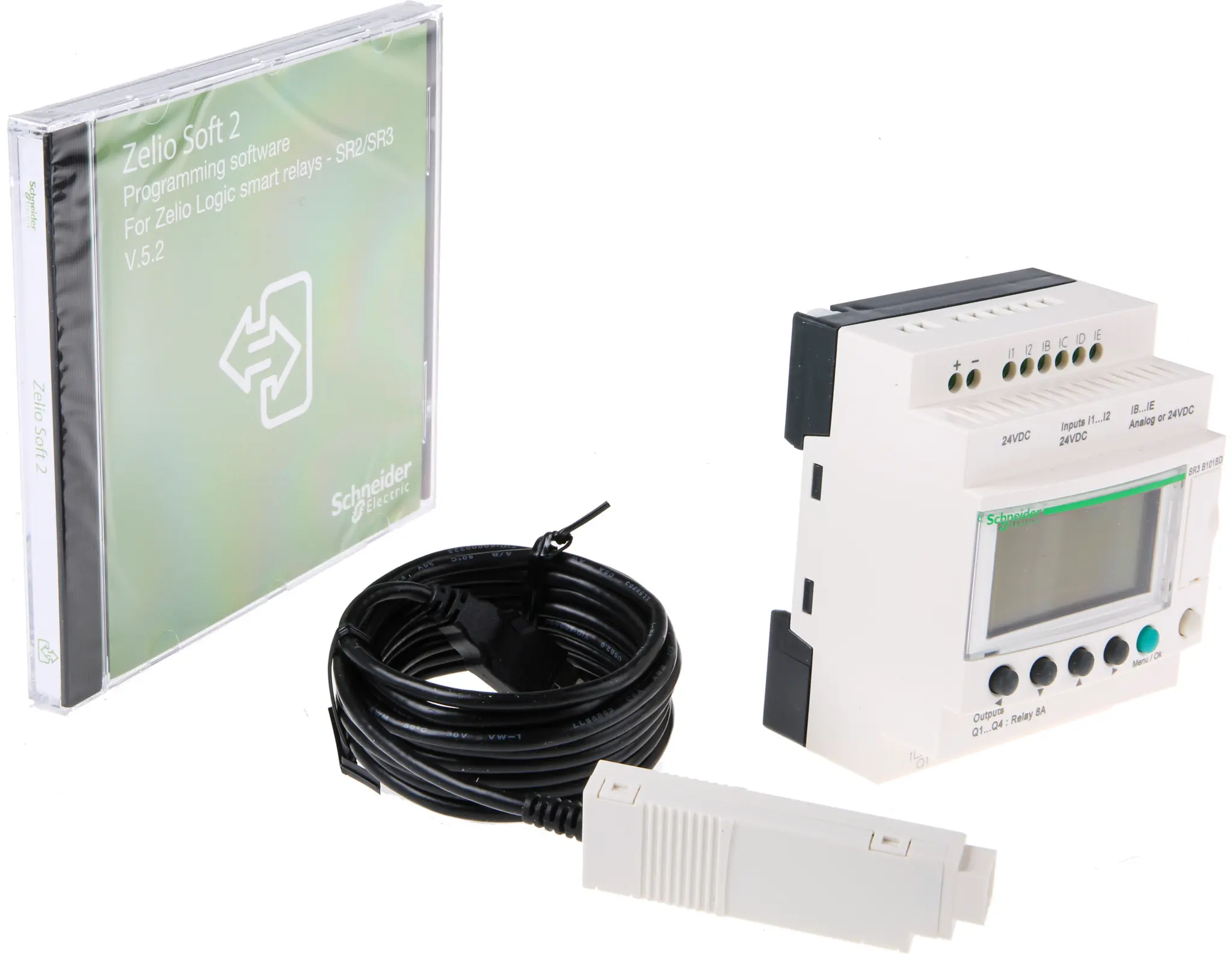 Produktfoto 1 von Schneider Electric Zelio Logic 2 SPS CPU, 6 (Bis → 6 Digital, bis → 4 Analog) Eing. Relais Ausg.Typ