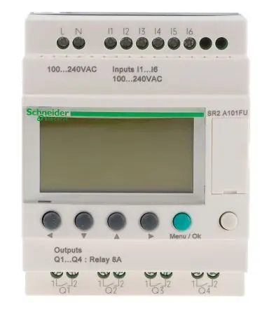 Produktfoto 1 von Schneider Electric Zelio Logic Logikmodul, 6 Eing. Relais Ausg.Typ Diskret Eing.Typ