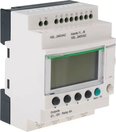 Produktfoto 1 von Schneider Electric Zelio Logic Logikmodul, 8 Eing. Relais Ausg.Typ Diskret Eing.Typ