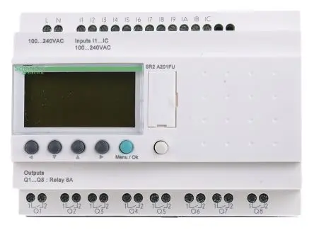 Produktfoto 1 von Schneider Electric Zelio Logic Logikmodul, 12 Eing. Relais Ausg.Typ Diskret Eing.Typ