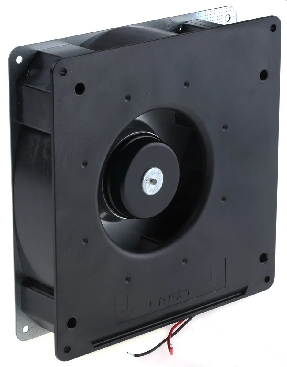 Produktfoto 1 von ebm-papst RG125 N Zentrifugallüfter, Zentrifugal, 12V dc, DC, 87.5 m³/h 180 mm, 58 dB 180mm, 2550 U/min 40 mm, Kugel