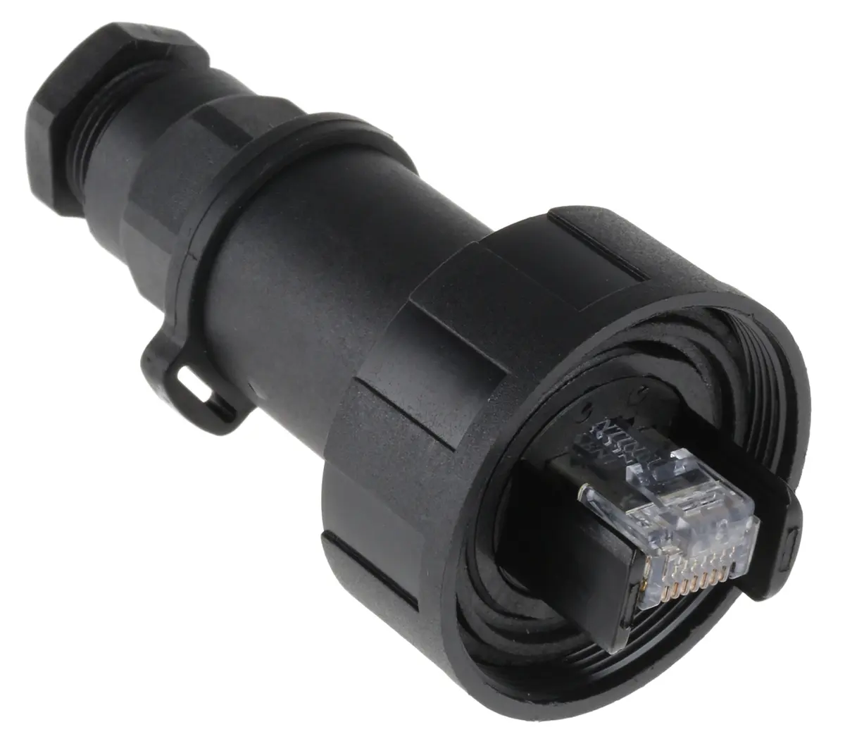 Produktfoto 1 von Bulgin PX0834/B Stecker Cat5e RJ45-Steckverbinder, 1-Port 8-polig Abgeschirmt Kabel Gerade