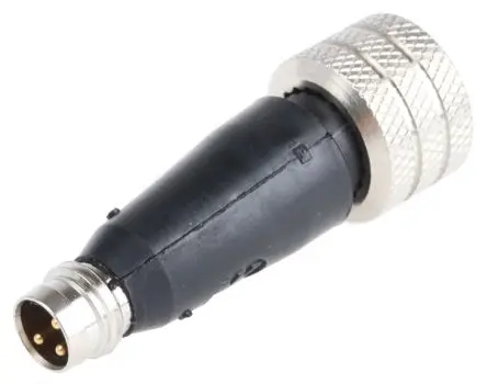 Produktfoto 1 von Brad from Molex, Gerade Rundsteckverbinder Adapter 3 M8, IP67 Buchse 5 M12 Buchse