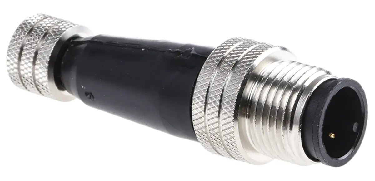 Produktfoto 1 von Brad from Molex, Gerade Rundsteckverbinder Adapter 3 M8, IP40 Stecker 3 M12 Stecker
