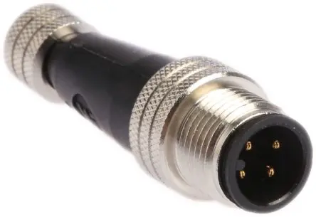 Brad from Molex, Gerade Rundsteckverbinder Adapter 4 M8, IP67 Buchse 4 M12 Stecker