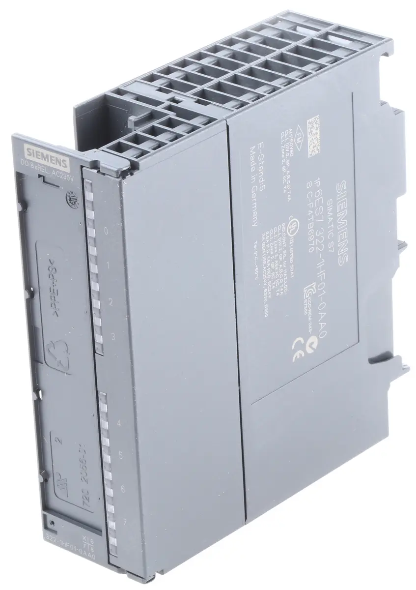 Produktfoto 1 von Siemens SIMATIC S7-300 Series Digitales E/A-Modul für Serie SIMATIC S7-300 / 8 x  Digital Ausgang 2 A 1000m