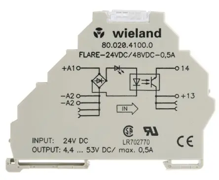 Wieland Halbleiterausgang, SPST 53 V 53V / 0.5 A