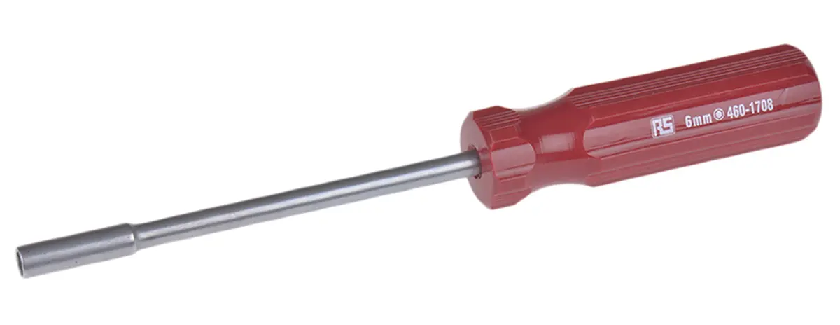 RS PRO 6 mm Sechskant Steckschlüssel-Handgriff Schließer (NO) / Klinge 125 mm