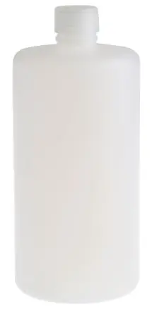 Produktfoto 1 von RS PRO Hochdichtes Polyethylen Laborflasche 1L, Ø 90 mm Vorratsflasche Enghalsig