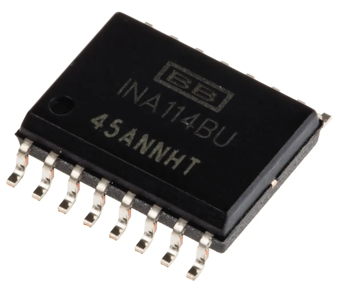 Produktfoto 1 von Texas Instruments Instrumentierungsverstärker SOIC, Offset 50 μV Oberfläche 1 MHz 16-Pin 3 mA 18 V 2.25 V
