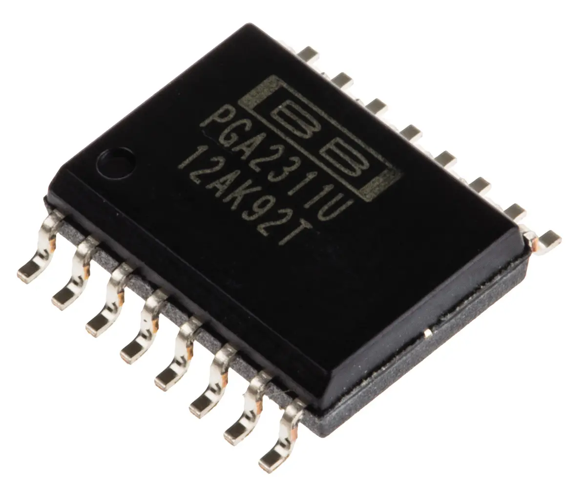 Produktfoto 1 von Texas Instruments 2 Audioverstärker Audio-Lautstärkeregelung 10 MHz SOIC 16-Pin 85 °C