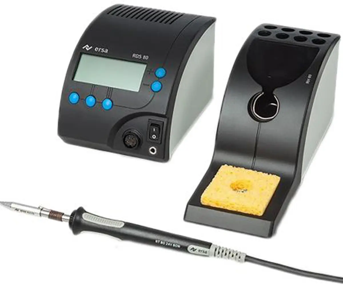 Produktfoto 1 von Ersa RDS80 Lötstation, Typ C - Eurostecker Löten 80W / 230V bis 450°C Digital